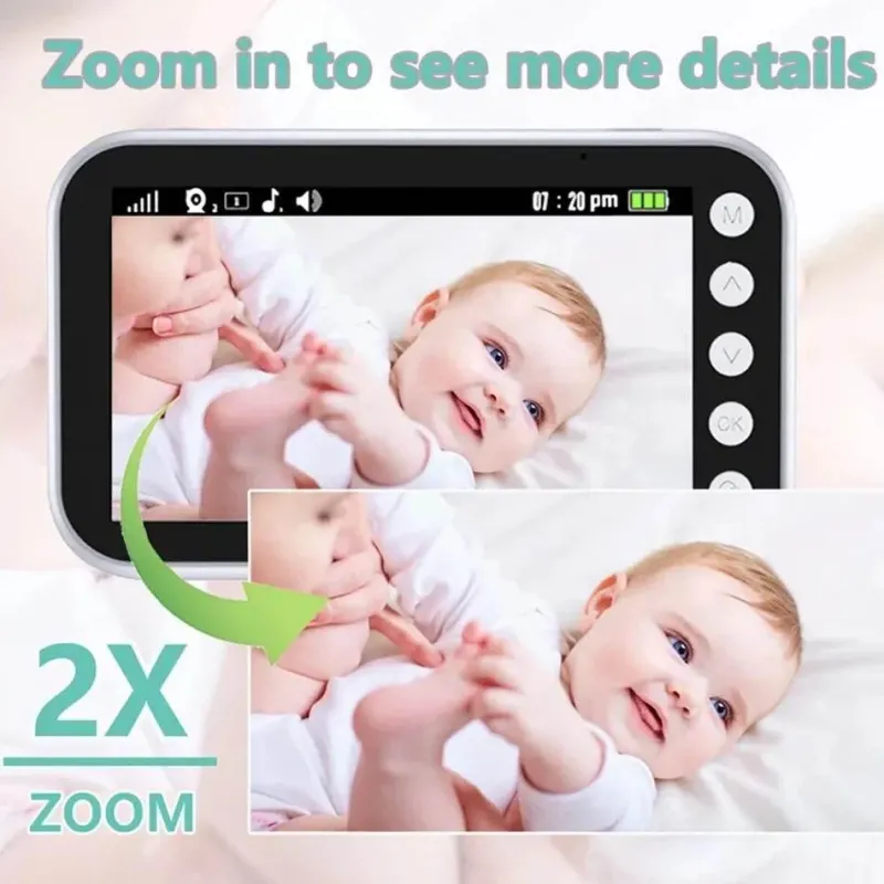 Kinder The Decor Haven Kinderwagen & Zubehör|Gadgets Für Zuhause-Babyphone-Kamera – Schlaflieder mit Nachtsicht