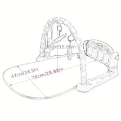 Kinder The Decor Haven Kinderwagen & Zubehör|Babyspielzeug-Baby-Spielmatte – lustige Aktivitätsdecke für Kleinkinder