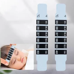 Kinder Little Nest Kinderwagen & Zubehör-Baby-Thermometerstreifen – 10er-Packung Fieberstreifen für die Stirn