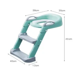 Kinder Aqua Essence Kinderwagen & Zubehör|Babyspielzeug-Baby-Töpfchen-Trainingsleitersitz – verstellbarer Toilettentrainer für Kinder