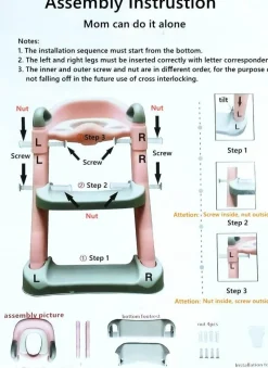 Kinder Aqua Essence Kinderwagen & Zubehör|Babyspielzeug-Baby-Töpfchen-Trainingsleitersitz – verstellbarer Toilettentrainer für Kinder