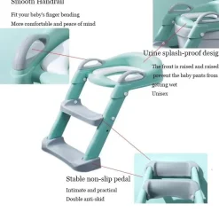 Kinder Aqua Essence Kinderwagen & Zubehör|Babyspielzeug-Baby-Töpfchen-Trainingsleitersitz – verstellbarer Toilettentrainer für Kinder