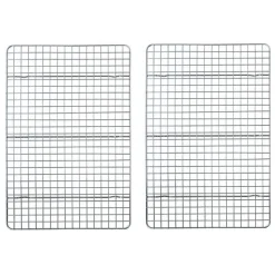 Tom Küche & Esszimmer-Backblech aus Edelstahl mit herausnehmbarem Kühlgitter – vielseitiges Backgeschirr-Set