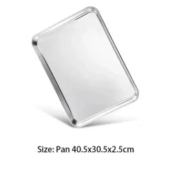 Tom Küche & Esszimmer-Backblech aus Edelstahl mit herausnehmbarem Kühlgitter – vielseitiges Backgeschirr-Set