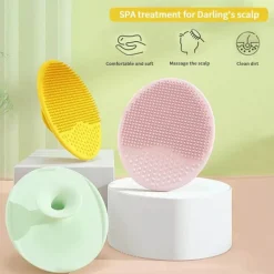 Aqua Essence Babyspielzeug|Badezimmer-Badebürste für Säuglinge – Sanfter Kopfmassagekamm aus Silikon