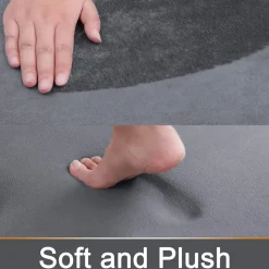 The Blissful Bath Badezimmer-Badematte aus Memory-Schaum – schnell absorbierendes Anti-Rutsch-Design