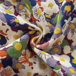 Wrap u0026 Relax Bettzeug-Badetuch aus Baumwolle mit Blumenmuster – Handtuch mit Country-Blumen-Design