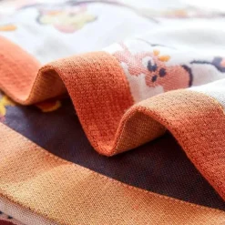 Wrap u0026 Relax Bettzeug-Badetuch aus Baumwollgaze, weich, schnelltrocknend, Pfauenmuster, 90 x 180 cm