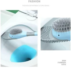 The Blissful Bath Badezimmer-Badezimmerbürste in Entenform aus Silikon – weiches Reinigungswerkzeug für einfaches Schrubben