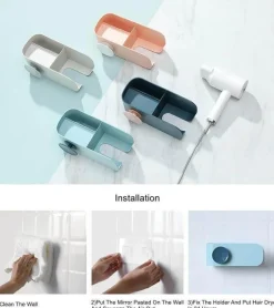 The Blissful Bath Badezimmer-Badezimmer-Organizer – Multifunktionale, moderne Aufbewahrungslösung