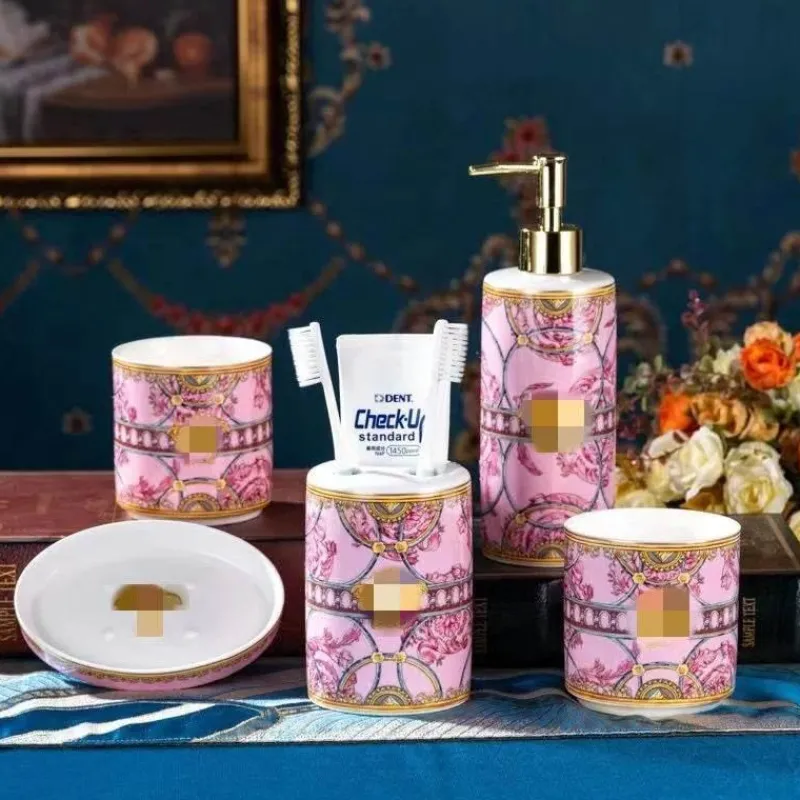 Feast u0026 Flair Küche & Esszimmer-Badezimmerset „Tropical Rainforest“ – 5-teilige Sanitärkeramik