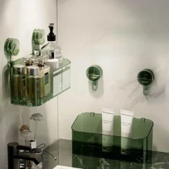 The Blissful Bath Badezimmer-Badezimmer-Wand-Organizer – Multifunktionales Aufbewahrungsregal
