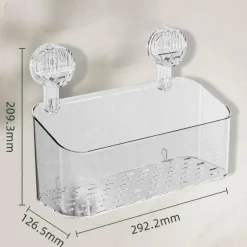 The Blissful Bath Badezimmer-Badezimmer-Wand-Organizer – Multifunktionales Aufbewahrungsregal