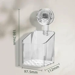 The Blissful Bath Badezimmer-Badezimmer-Wand-Organizer – Multifunktionales Aufbewahrungsregal