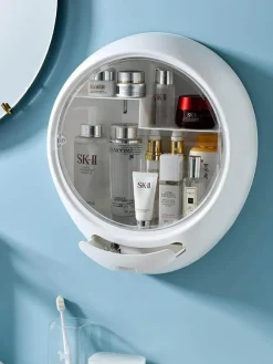 The Blissful Bath Badezimmer-Badezimmer-Wandregal - Aufbewahrungsbox für Kosmetik-Organizer