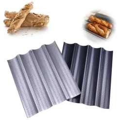 Tom Küche & Esszimmer-Baguette-Backblech - Wellenform für französisches Brot