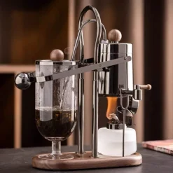 Brew Bliss Küche & Esszimmer-Balance Brewer – Siphon-Kaffeemaschine aus Edelstahl
