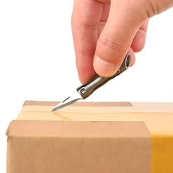 The Outdoor Vault Outdoor-Artikel|Heimwerkzeuge-Bambus-Schlüsselanhängermesser - EDC-Werkzeug aus Titanlegierung