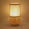 Bright Accents Beleuchtung-Bambus-Tischlampe – umweltfreundliche handgefertigte Leuchte
