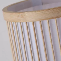 Bright Accents Beleuchtung-Bambus-Tischlampe – umweltfreundliche handgefertigte Leuchte