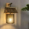 Illuminate Home Beleuchtung-Bambus-Wandlampe – Umweltfreundliches Beleuchtungsdekor