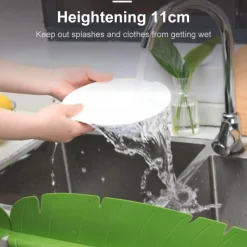 The Decor Haven Küche & Esszimmer-Bananenblatt-Wasserspritzschutz – Wasserdichter Schutz für den Außenbereich