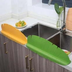 The Decor Haven Küche & Esszimmer-Bananenblatt-Wasserspritzschutz – Wasserdichter Schutz für den Außenbereich