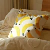 Cozy Cushions Bettzeug-Bananen-Kissenbezug - Tropische Früchte Deko Hülle