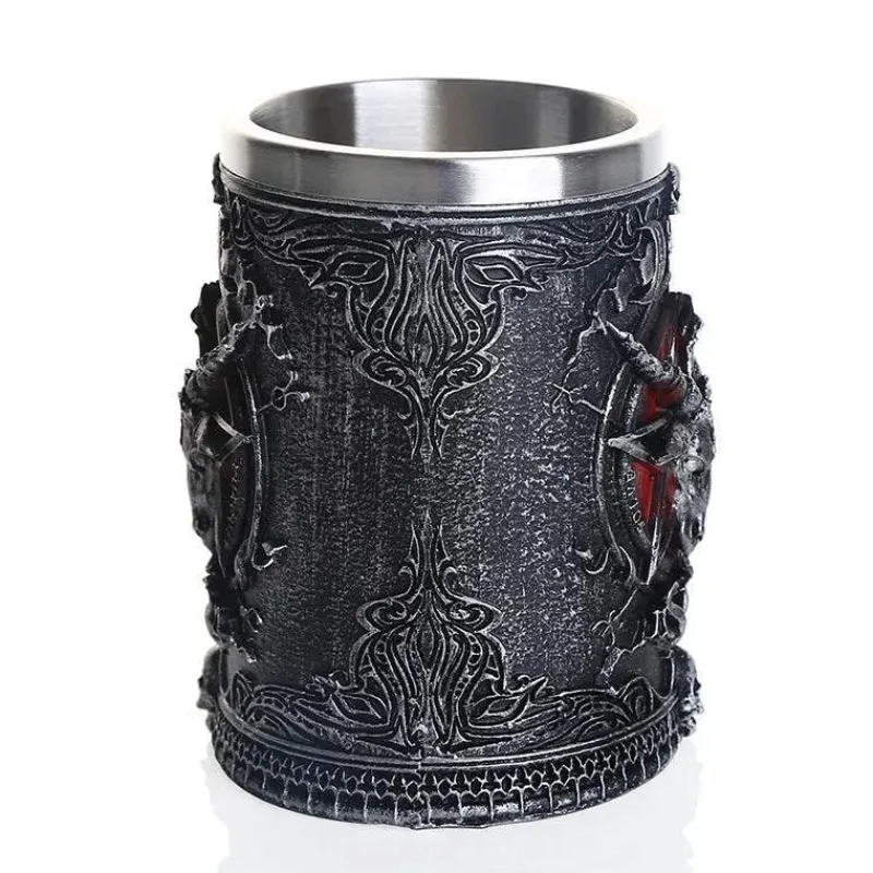 Feast u0026 Flair Küche & Esszimmer-Baphomet Bierkrug aus Edelstahl – Einzigartiges Bardekor