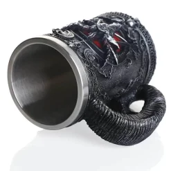 Feast u0026 Flair Küche & Esszimmer-Baphomet Bierkrug aus Edelstahl – Einzigartiges Bardekor