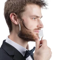 PureGlow Männerpflege|Körperpflege-Bartformer für Herren – Transparenter Styling-Guide