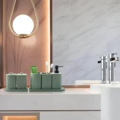The Bath Nook Badezimmer-Bathroom Accessories Set - Elegant Home Décor Collection