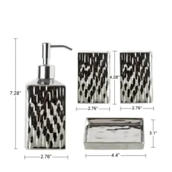 The Bath Nook Badezimmer-Bathroom Accessory Set - Modern Stylish Decor for Studio Spaces