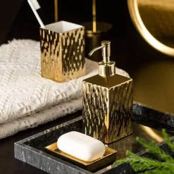 The Bath Nook Badezimmer-Bathroom Accessory Set - Modern Stylish Decor for Studio Spaces