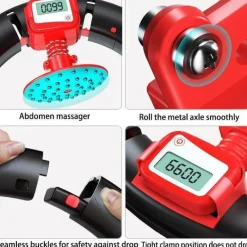 The Relaxation Nook Fitness-Gadgets|Gesundheits- Und Entspannungstools-Bauchmuskel-Fitnessring – Intelligentes Bauchtrainingsgerät