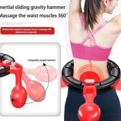 The Relaxation Nook Fitness-Gadgets|Gesundheits- Und Entspannungstools-Bauchmuskel-Fitnessring – Intelligentes Bauchtrainingsgerät