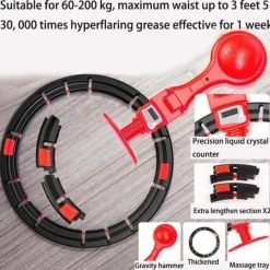 The Relaxation Nook Fitness-Gadgets|Gesundheits- Und Entspannungstools-Bauchmuskel-Fitnessring – Intelligentes Bauchtrainingsgerät