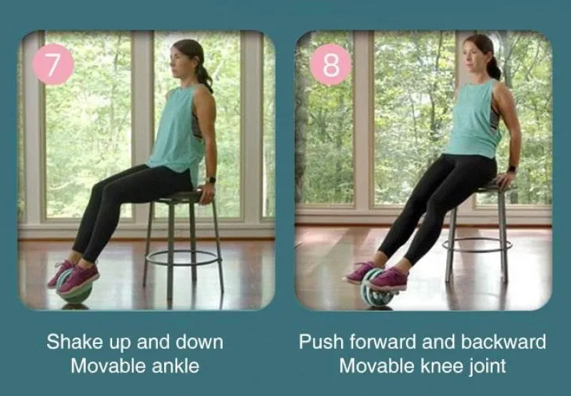 The Relaxation Nook Fitness-Gadgets|Gesundheits- Und Entspannungstools-Bauchradrolle - Selbstaufrollendes Fitnessgerät