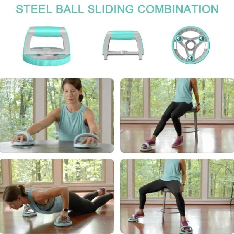 The Relaxation Nook Fitness-Gadgets|Gesundheits- Und Entspannungstools-Bauchradrolle - Selbstaufrollendes Fitnessgerät