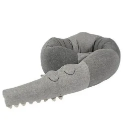 Kinder The Decor Haven Kinderwagen & Zubehör-Baumwollkissen mit Krokodilhausmotiv – Dekokissen für Babybett