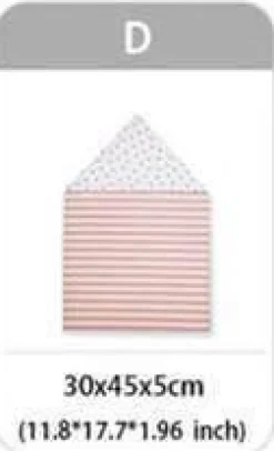 Kinder The Decor Haven Kinderwagen & Zubehör-Baumwollkissen mit Krokodilhausmotiv – Dekokissen für Babybett