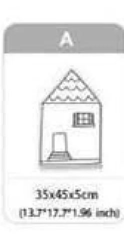 Kinder The Decor Haven Kinderwagen & Zubehör-Baumwollkissen mit Krokodilhausmotiv – Dekokissen für Babybett