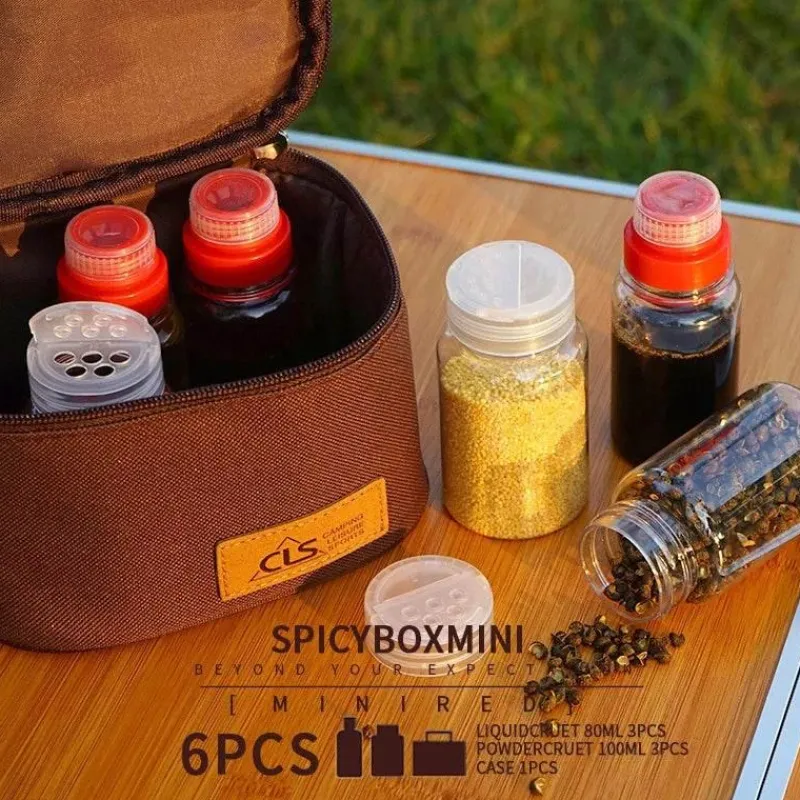 Tom Küche & Esszimmer-BBQ Gewürzsauce - Kräuter-Gewürzgläser fürs Camping