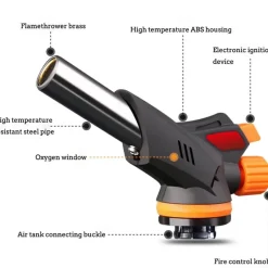 The Decor Haven Camping-Werkzeuge|Camping Im Freien-BBQ-Gebläse - Einstellbares Grill-Luftwerkzeug