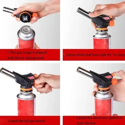 The Decor Haven Camping-Werkzeuge|Camping Im Freien-BBQ-Gebläse - Einstellbares Grill-Luftwerkzeug