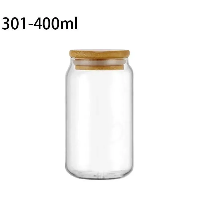 Tom Küche & Esszimmer-Becher aus Borosilikatglas mit Bambusdeckel – umweltfreundliches Trinkgeschirr