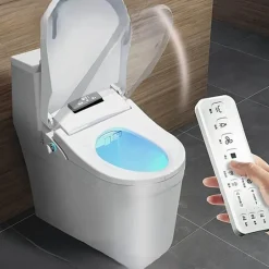 The Blissful Bath Badezimmer-Beheizter elektrischer Bidet-Toilettensitz – Smart U-Shape Comfort