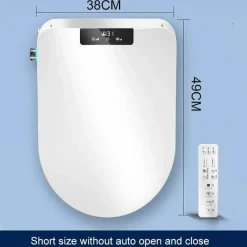 The Blissful Bath Badezimmer-Beheizter elektrischer Bidet-Toilettensitz – Smart U-Shape Comfort