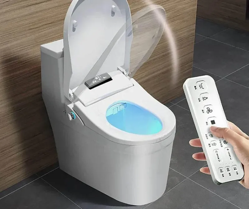 The Blissful Bath Badezimmer-Beheizter elektrischer Bidet-Toilettensitz – Smart U-Shape Comfort