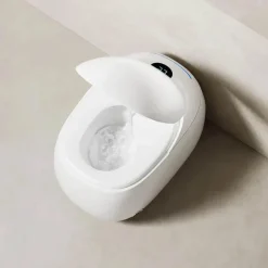 The Blissful Bath Badezimmer-Beheizter Toilettensitz – Intelligentes, hygienisches, eiförmiges Design